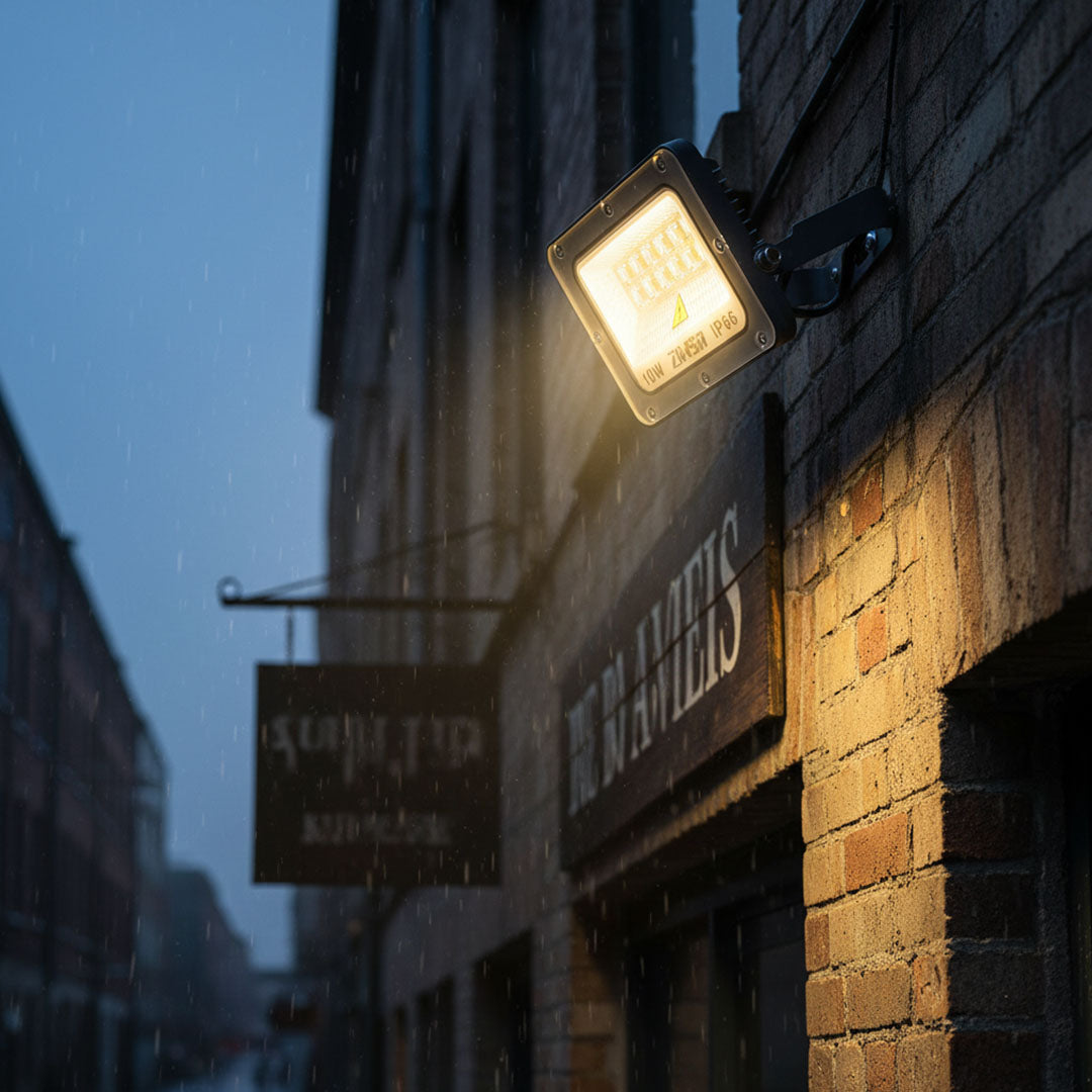 كشاف خارجي متحرك كهربائي اصفر ZINSA/FL319/10W/3000K