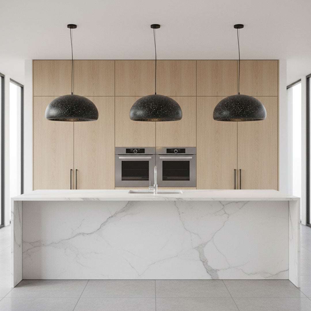 ثريا علاقي ZINSA/MXJS001/BK/E27/700MM - 70 سم - أسود