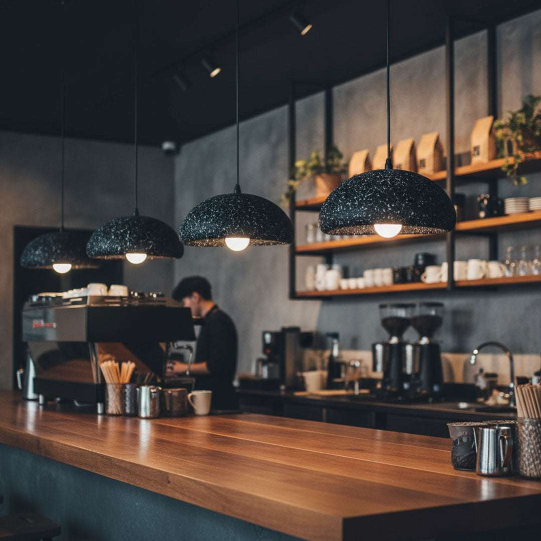 ثريا معلقة ZINSA/MXJS001 - 30 سم - E27 - أسود