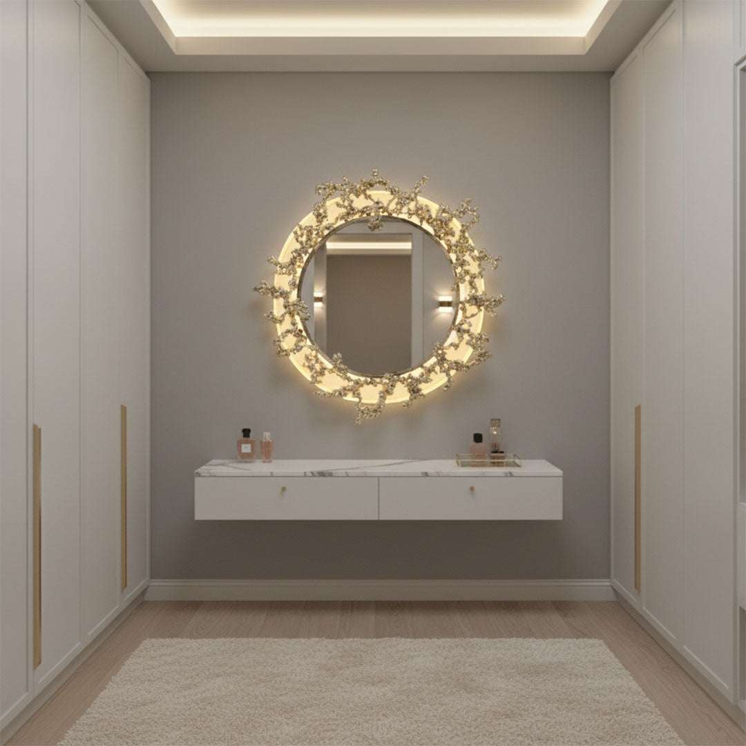 مرايا LED ZINSA  تصميم عصري للحمام وغرف النوم