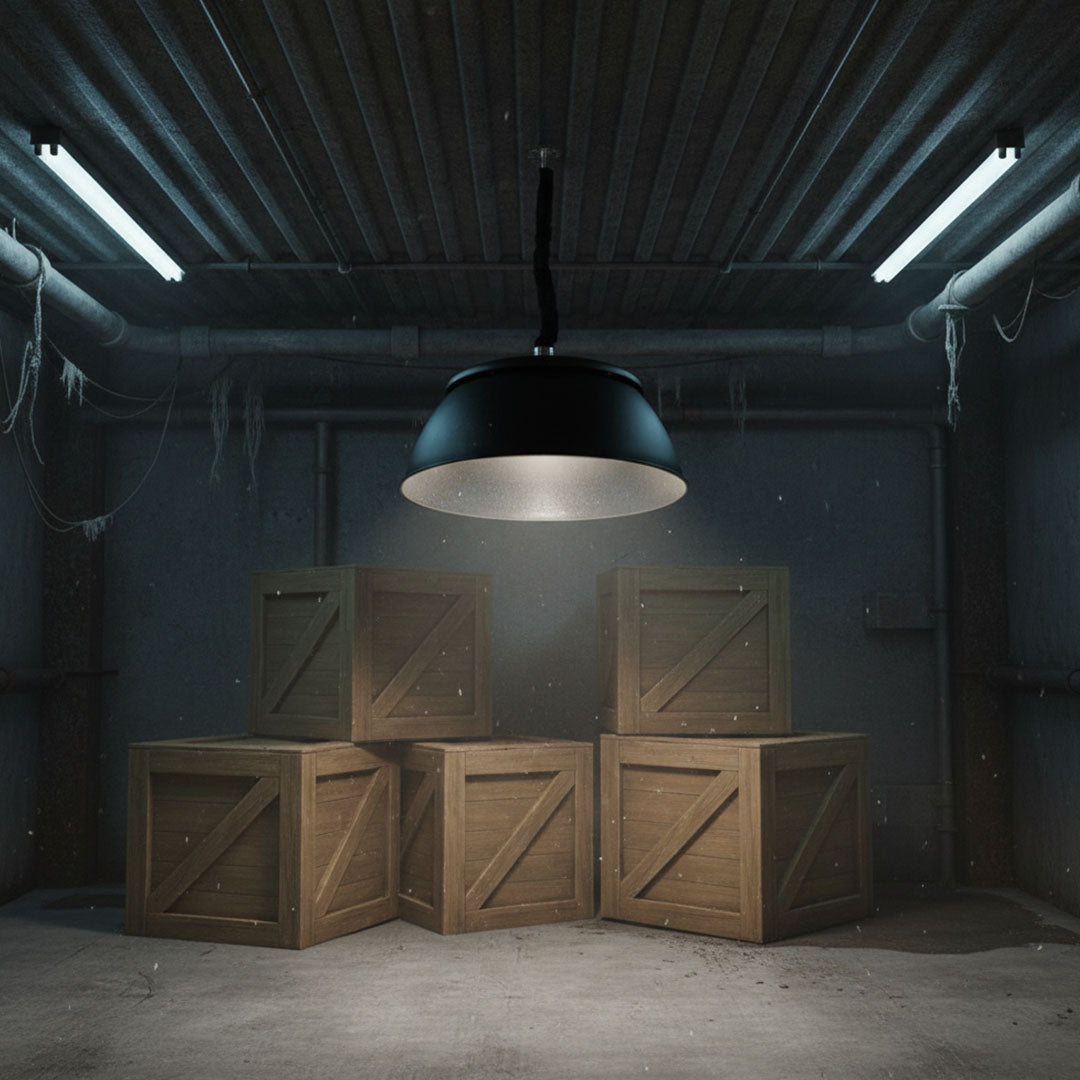 كشاف هناجر بدون عاكس ابيض كهربائي ZINSA/UFO319/300W/6500K