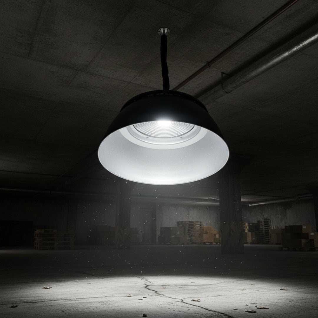 كشاف هناجر بدون عاكس ابيض كهربائي ZINSA/UFO319/300W/6500K