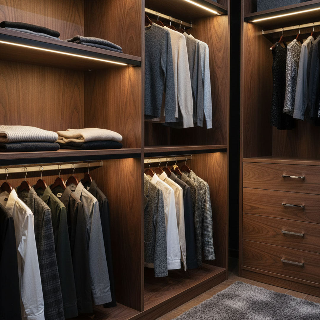 قناة ألومنيوم للإضاءة المخفية ZINCO XT-398 أسود مقاس 19.6×14.8 مم