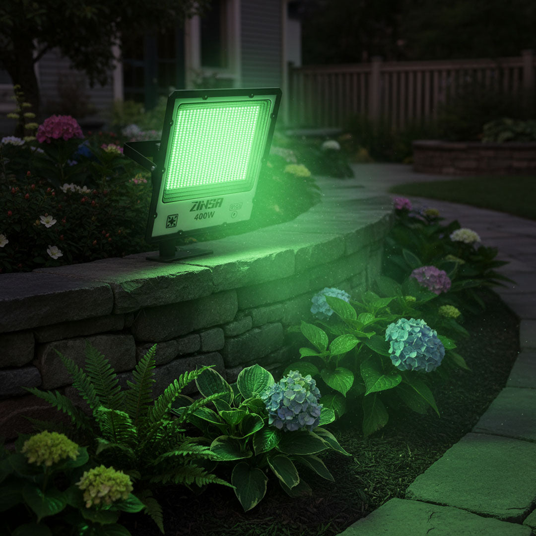 كشاف خارجي ZINCO LED متحرك أخضر موديل SL-XWN - 400W