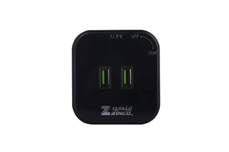 راس فيش مجرى مجوز USB أسود - Zinco