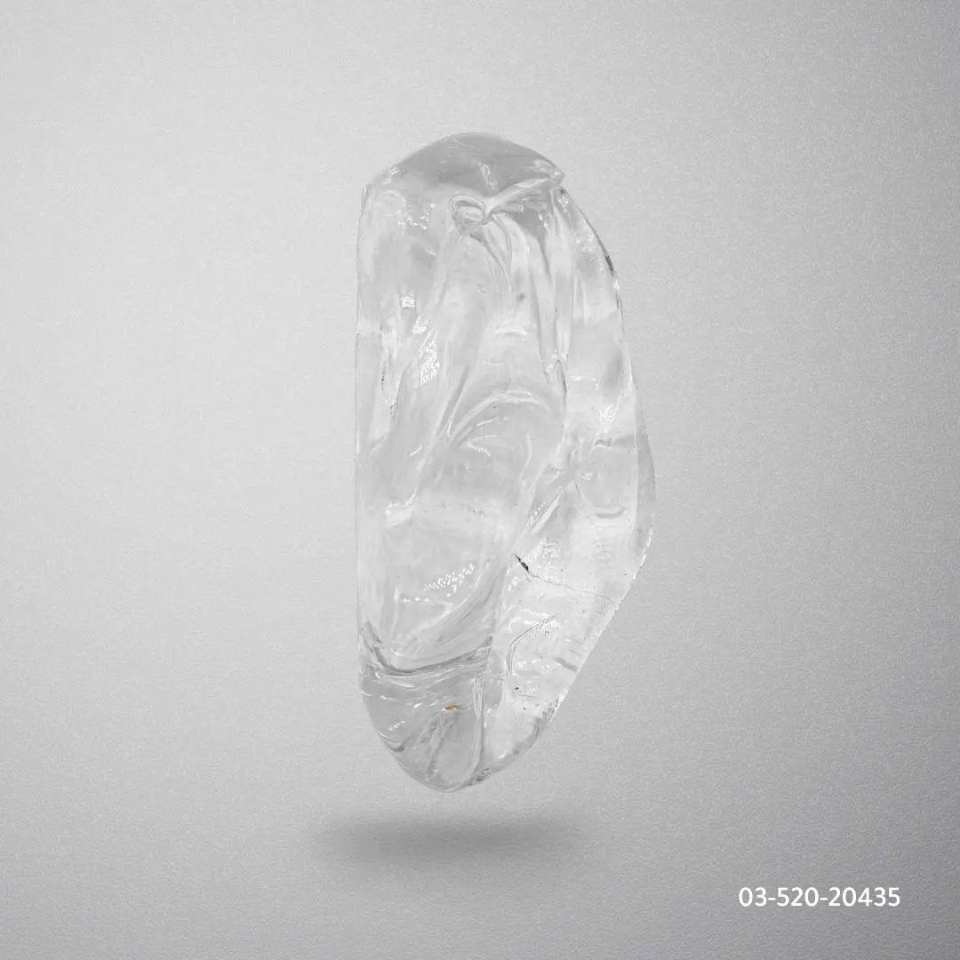 قطعة زجاجية ديكورية للثريا المعلقة من زينكو - أبيض شفاف - Zinco