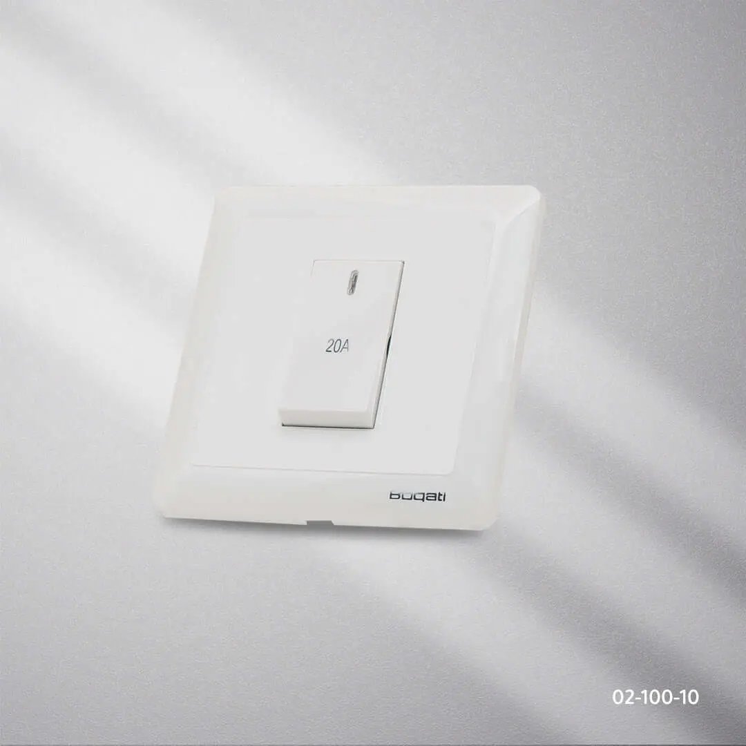 مفتاح سخان ابيض بوقاتي BOQATI A20 - Zinco