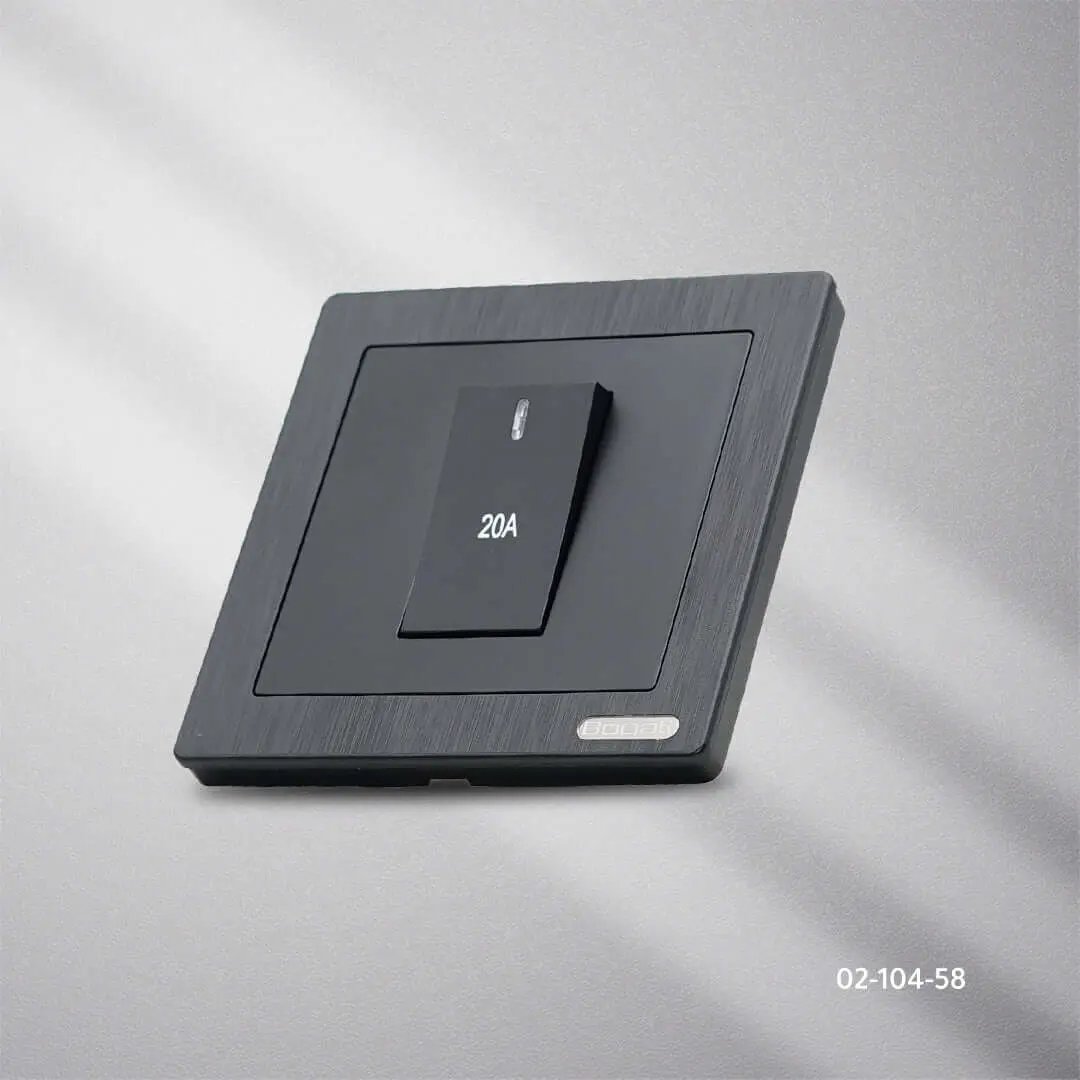 مفتاح سخان اسود  BOQATI A20 - Zinco