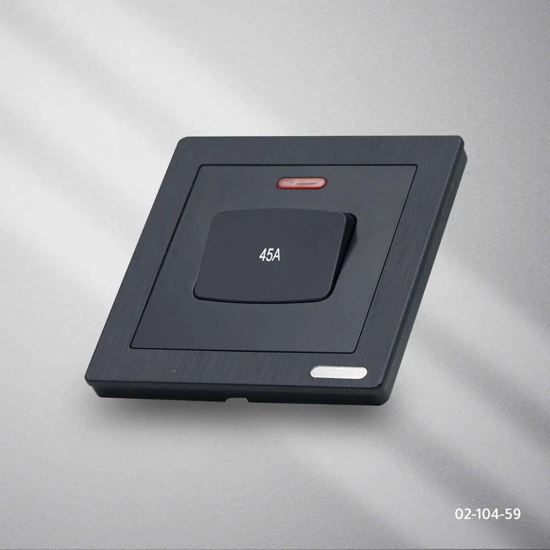 مفتاح مكيف اسود  BOQATI A45 - Zinco