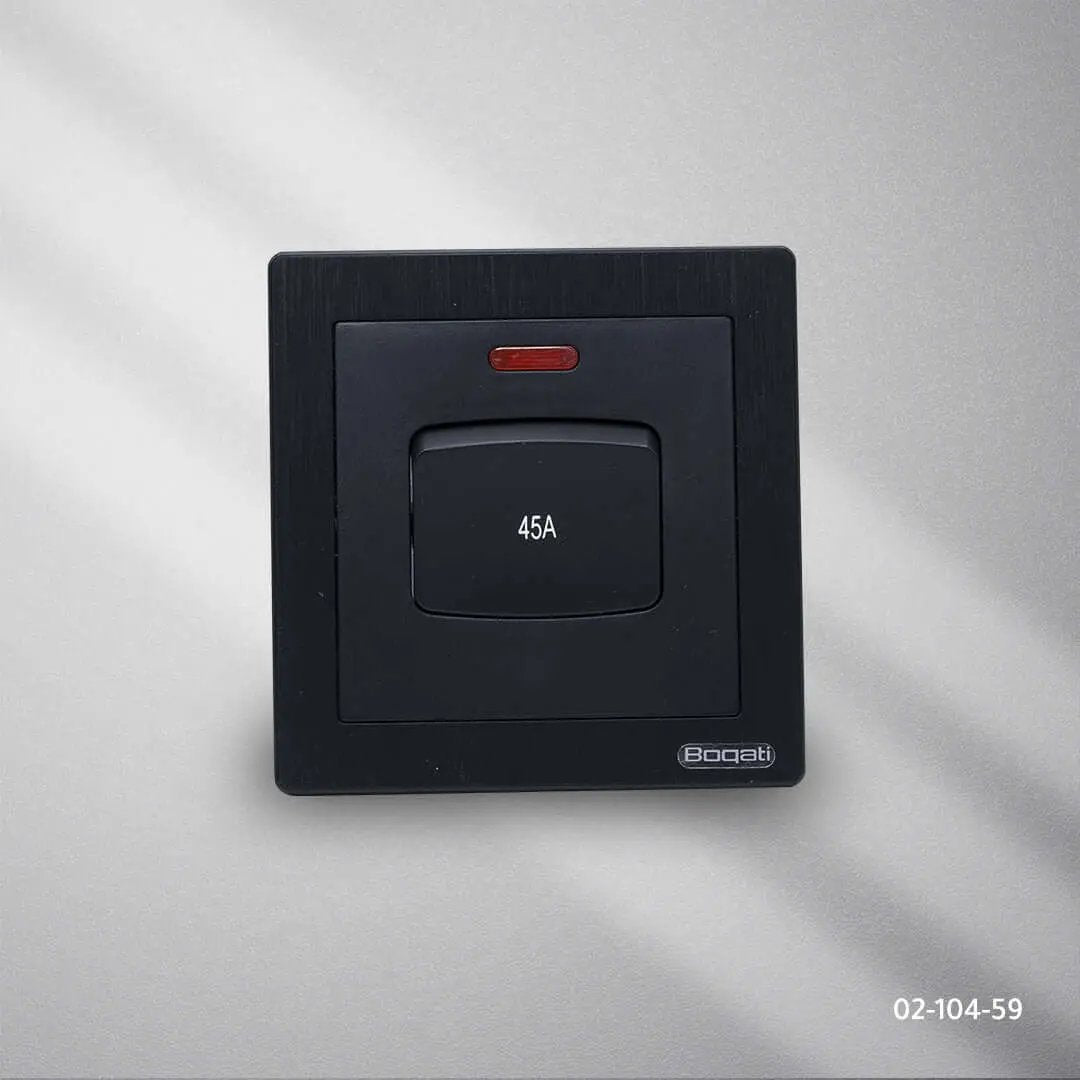 مفتاح مكيف اسود  BOQATI A45 - Zinco