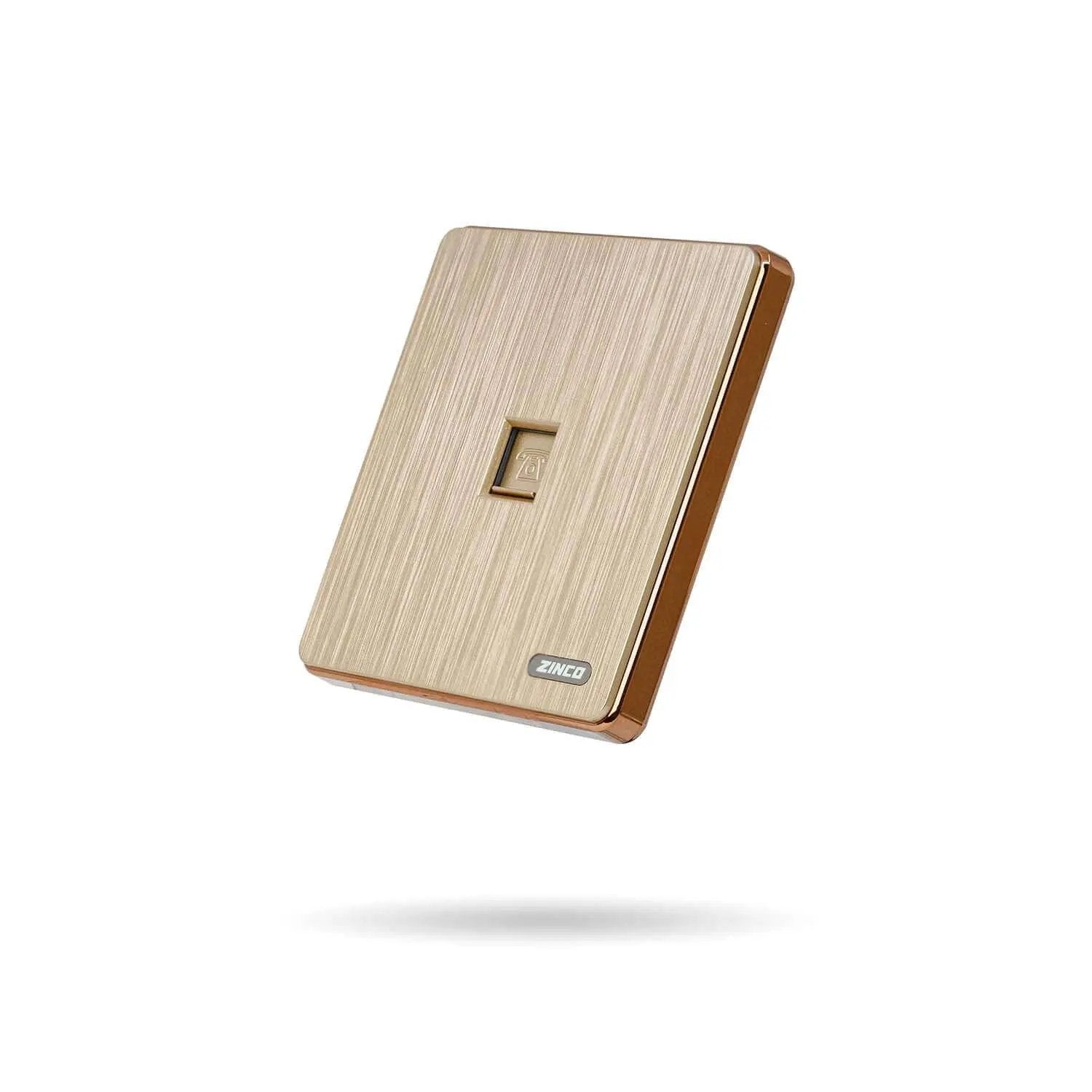 فيش تليفون ذهبي ZINCO - Zinco