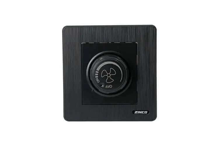 مفتاح مروحة اسود ZINCO - Zinco