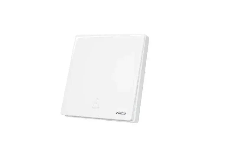 مفتاح جرس ابيض جلاس ZINCO - Zinco