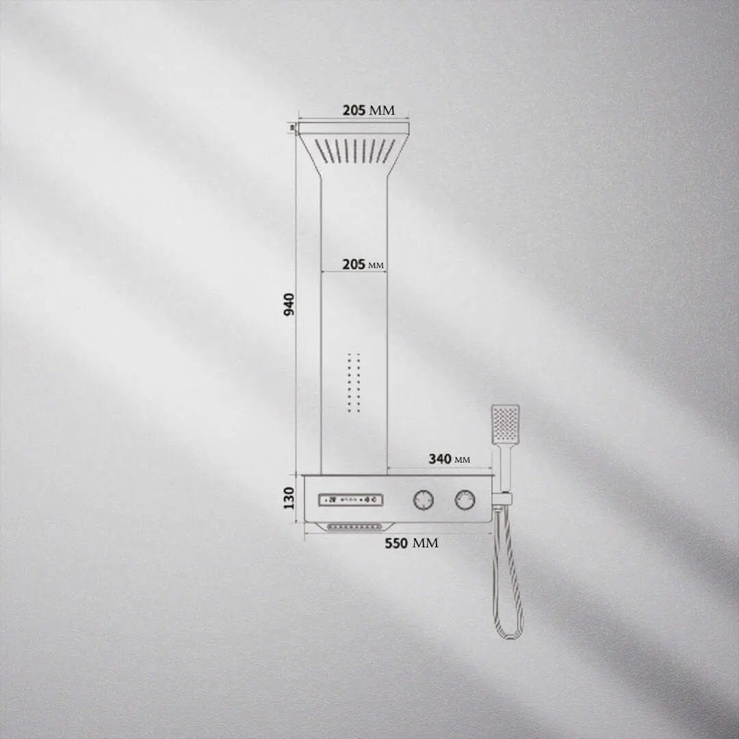 دش مخفي FLAGON - Zinco