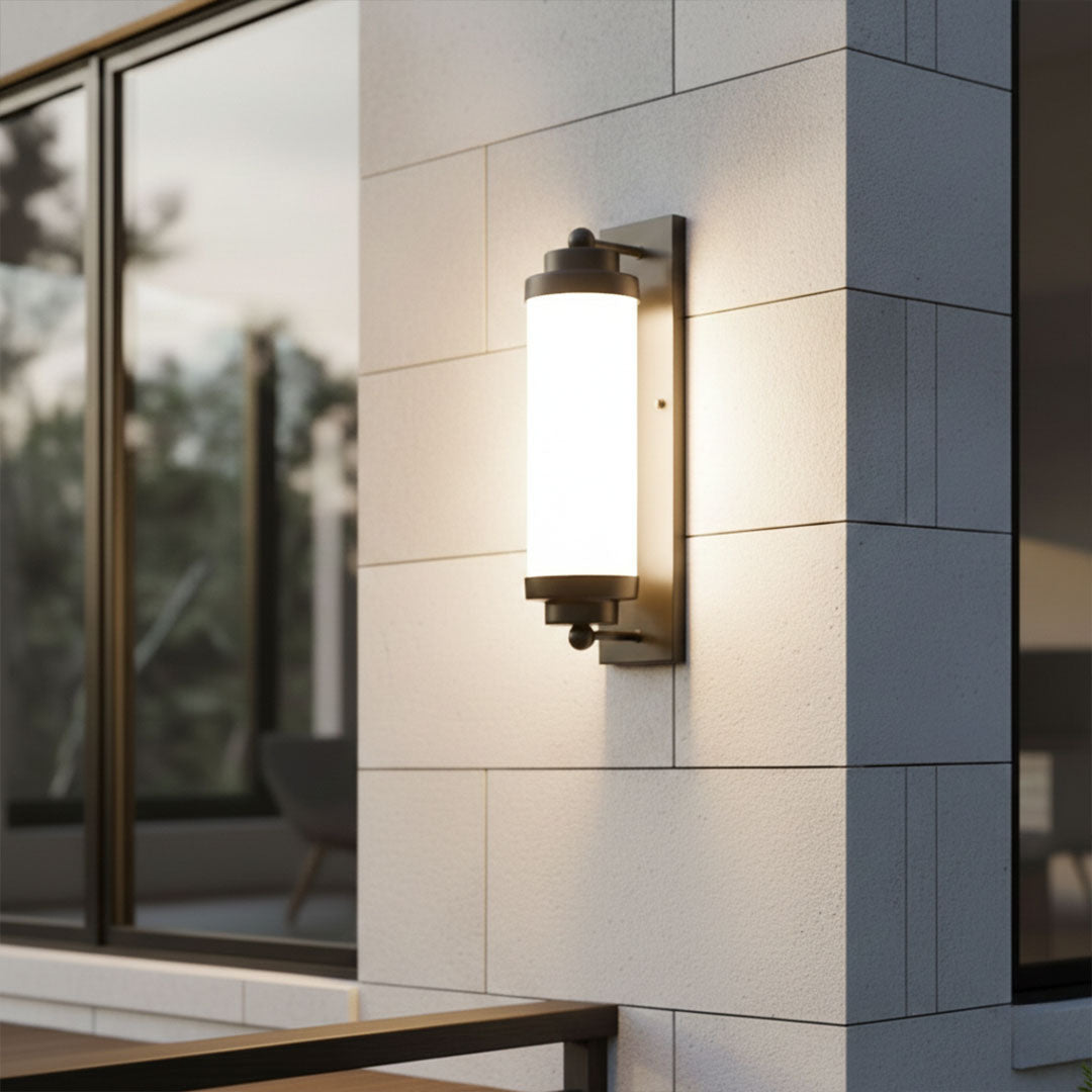 فانوس جداري ZINSA MW27 مقاس متوسط - تصميم عصري للإضاءة الخارجية