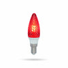 LED bulb, 5 watt, red