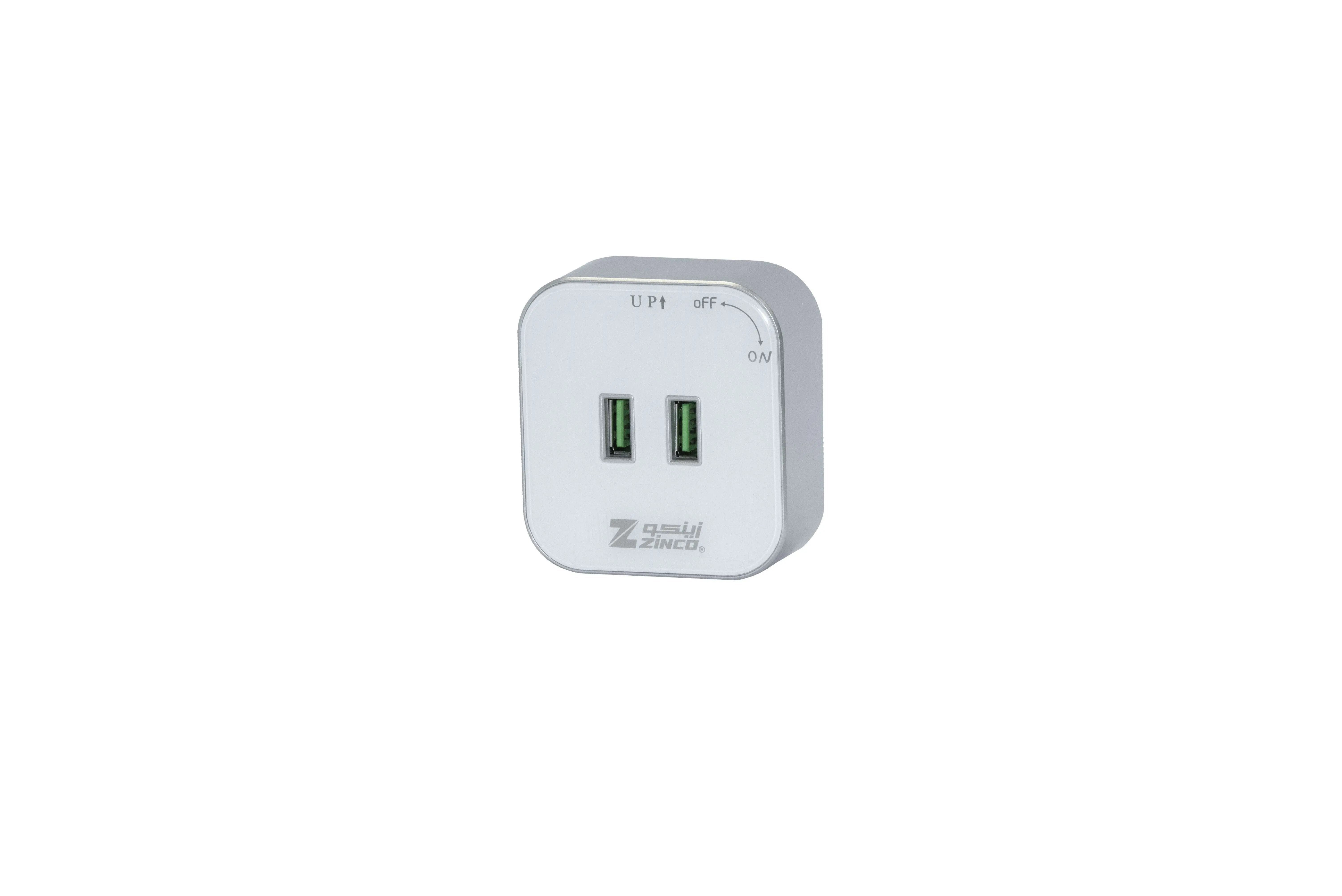 راس فيش مجرى مجوز ابيض ZINCO/USB/White - Zinco