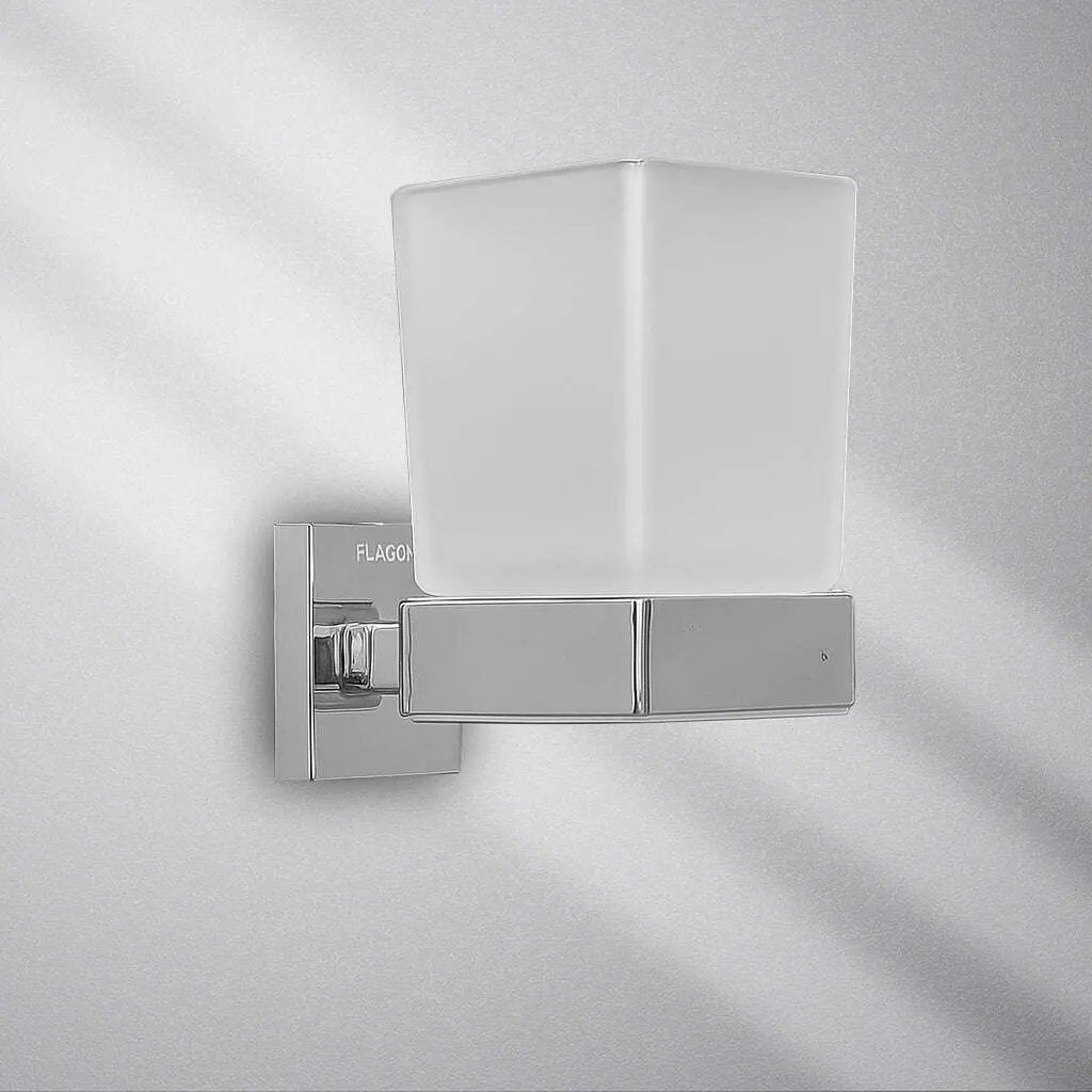 حامل لفرش الاسنان كروم  FLAGON/100602/CHROME - Zinco