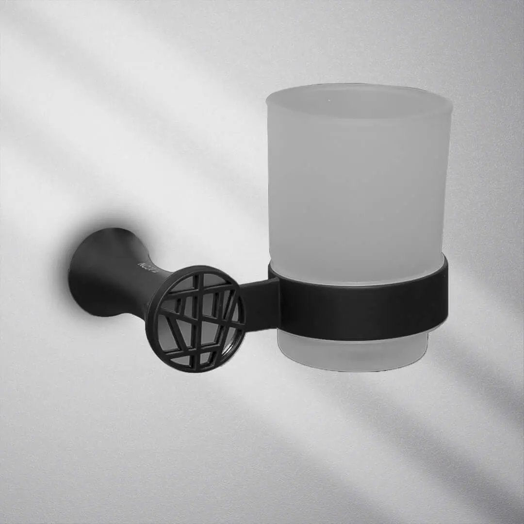 حامل لفرش الاسنان اسود  FLAGON - Zinco