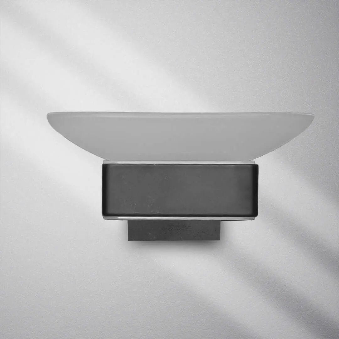 حامل صابون اسود  FLAGON - Zinco