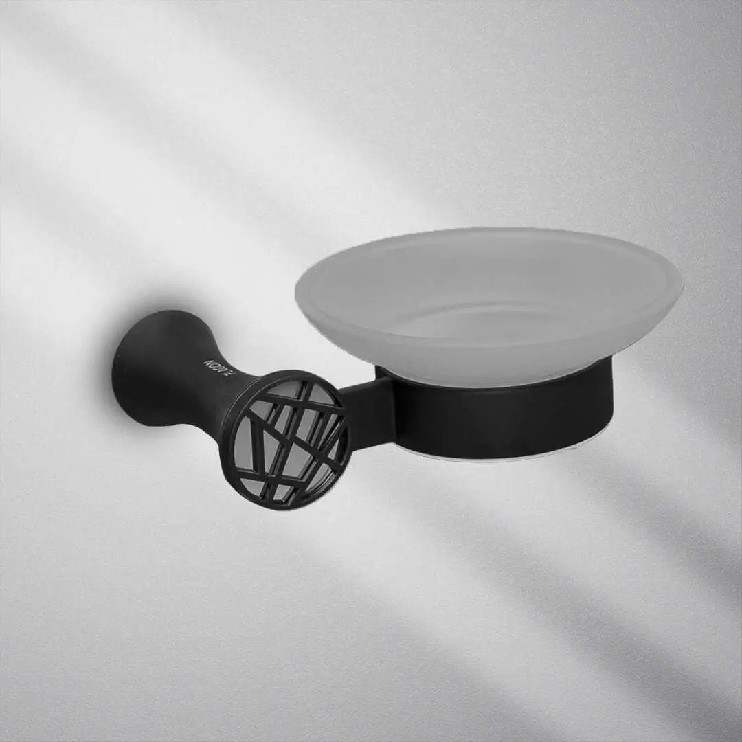 حامل صابون اسود  FLAGON - Zinco