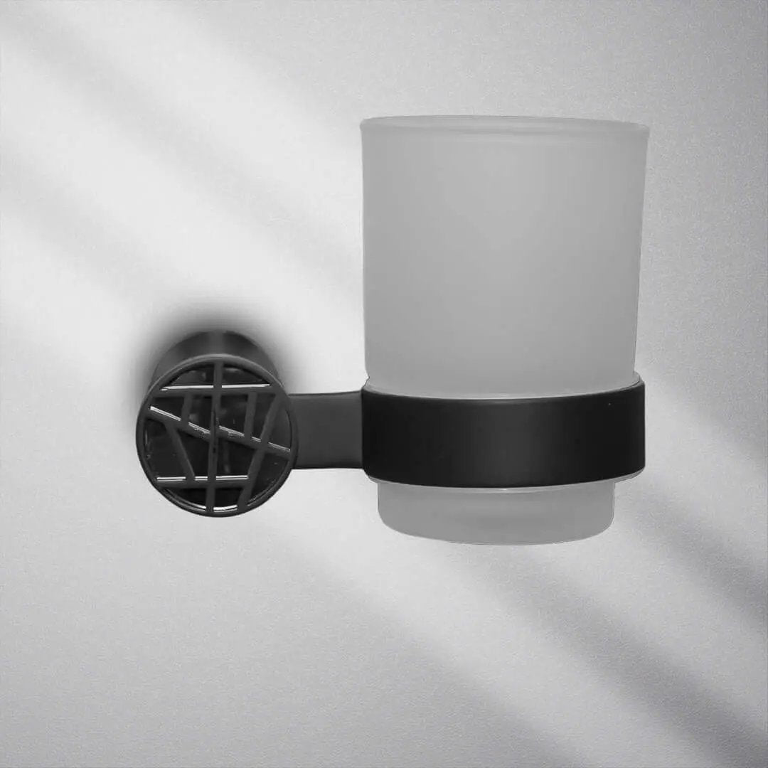 حامل لفرش الاسنان اسود  FLAGON - Zinco