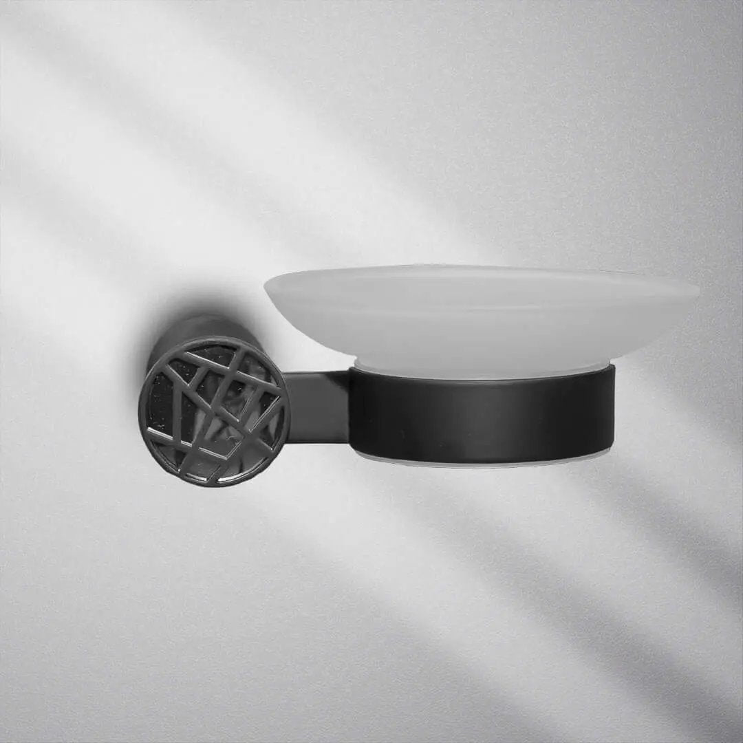 حامل صابون اسود  FLAGON - Zinco