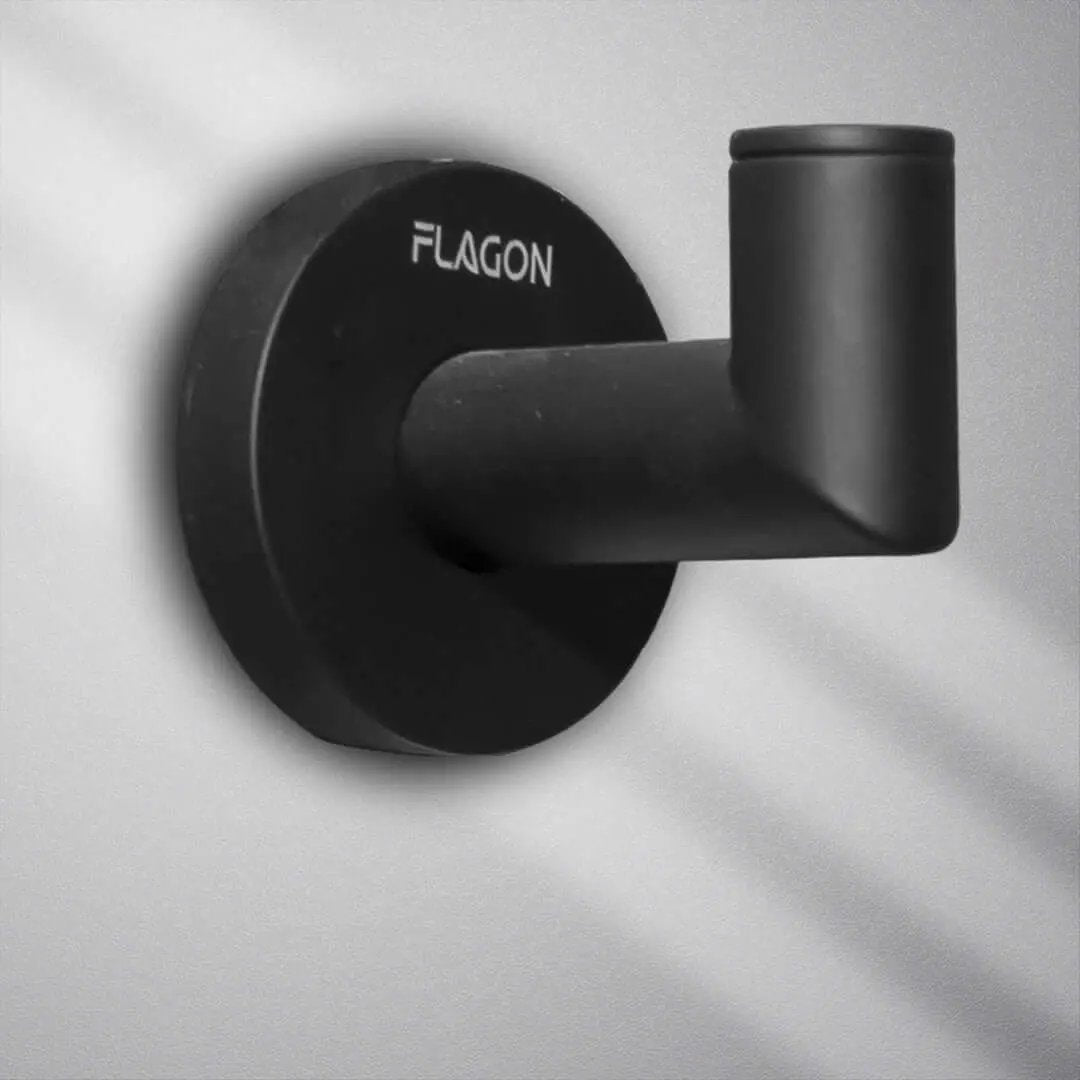 علاقة ملابس اسود  FLAGON - Zinco