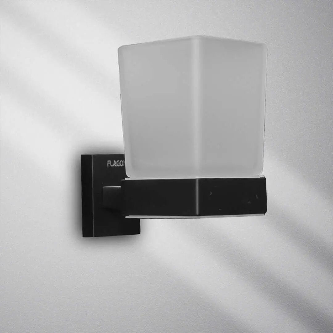 حامل لفرش الاسنان اسود  FLAGON - Zinco