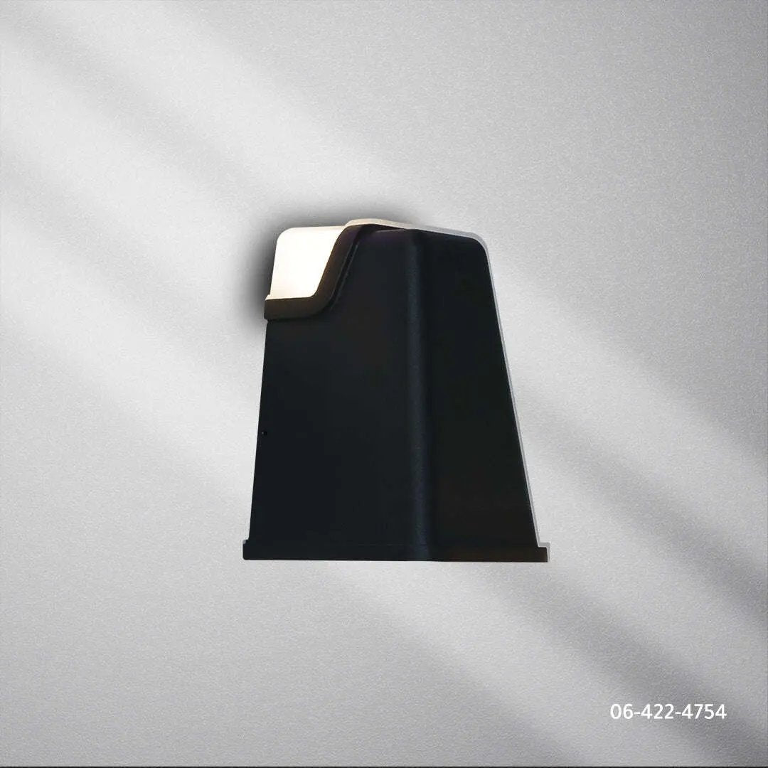 زينكو كشاف جداري - اضاءة ليد - أسود - Zinco