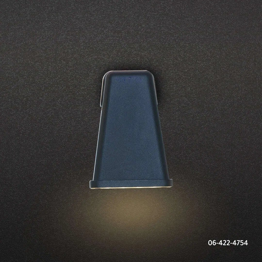 زينكو كشاف جداري - اضاءة ليد - أسود - Zinco