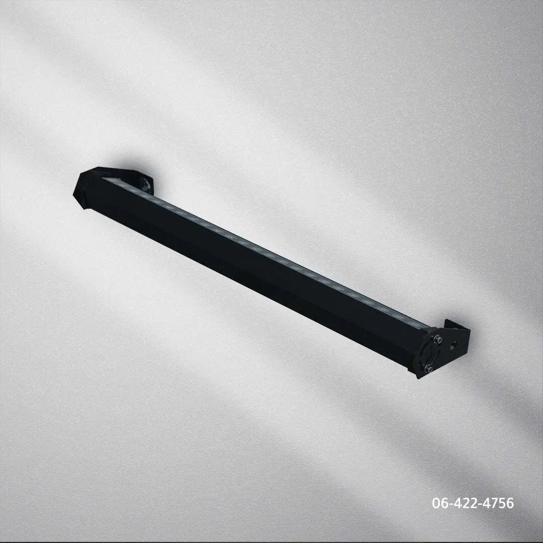 زينكو كشاف بار جداري مستطيل - اضاءة ليد - أسود - Zinco