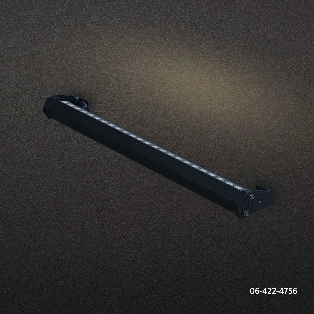 زينكو كشاف بار جداري مستطيل - اضاءة ليد - أسود - Zinco