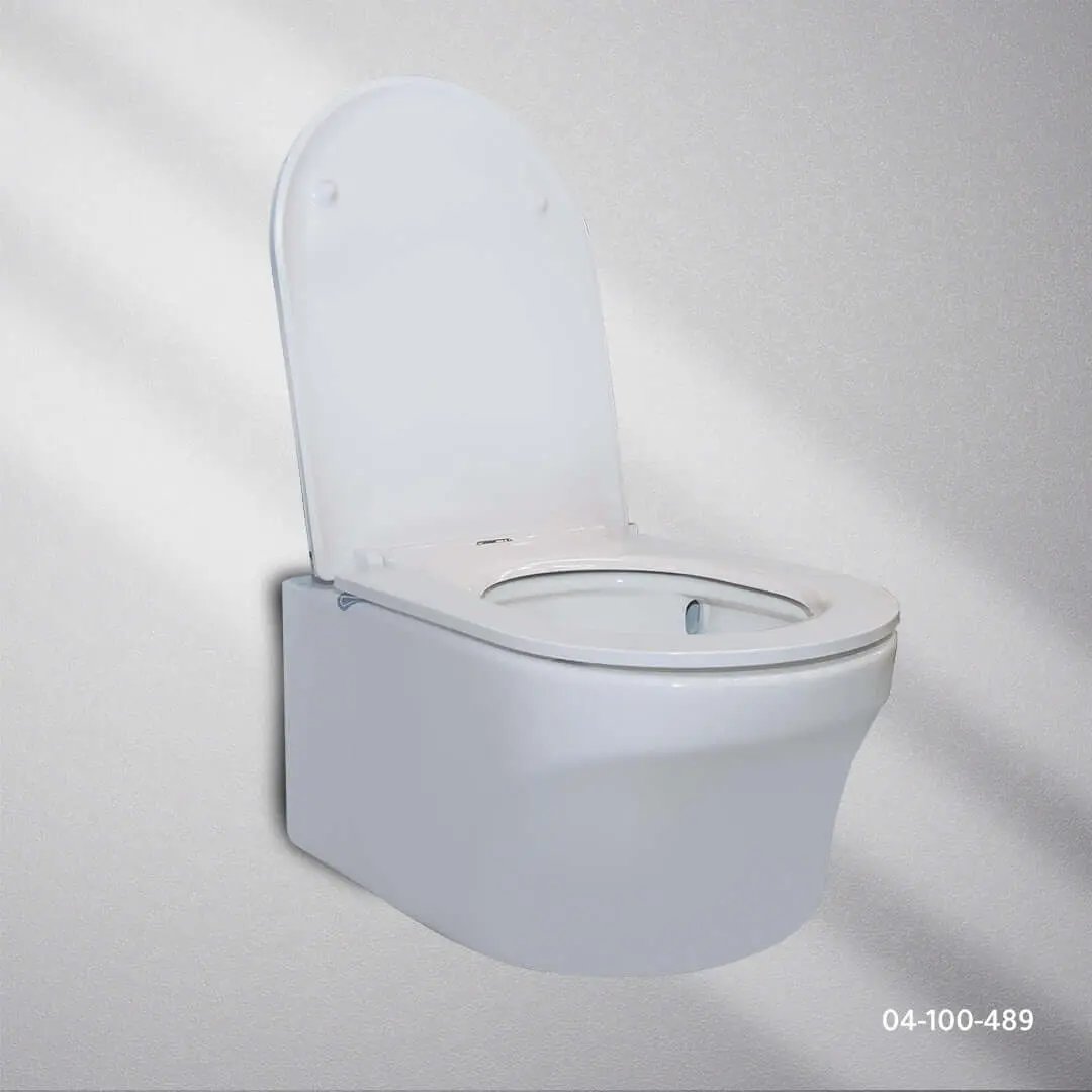 كرسي افرنجي جداري ابيض ZINCO - Zinco