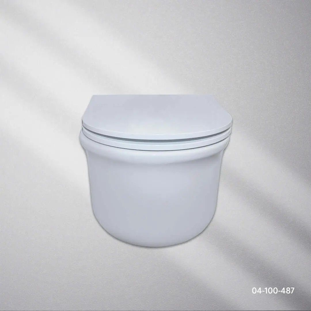 كرسي افرنجي جداري ابيض ZINCO - Zinco