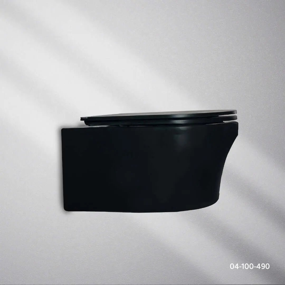 كرسي افرنجي جداري اسود ZINCO - Zinco