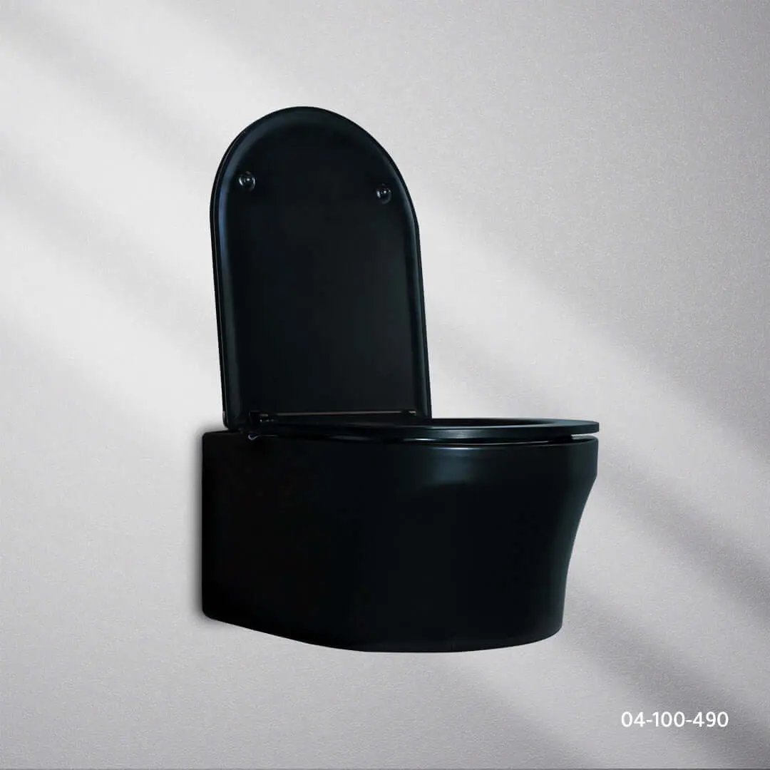 كرسي افرنجي جداري اسود ZINCO - Zinco