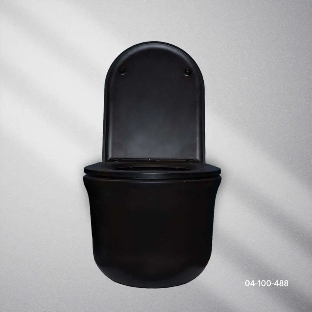 كرسي افرنجي جداري اسود ZINCO - Zinco