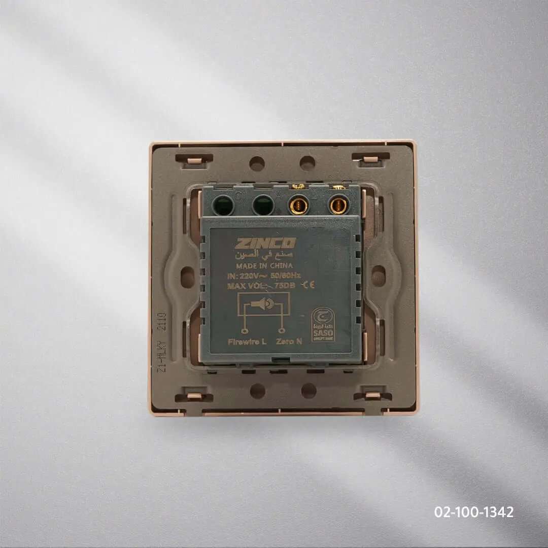 جرس باب ذهبي جلاس ZINCO - Zinco