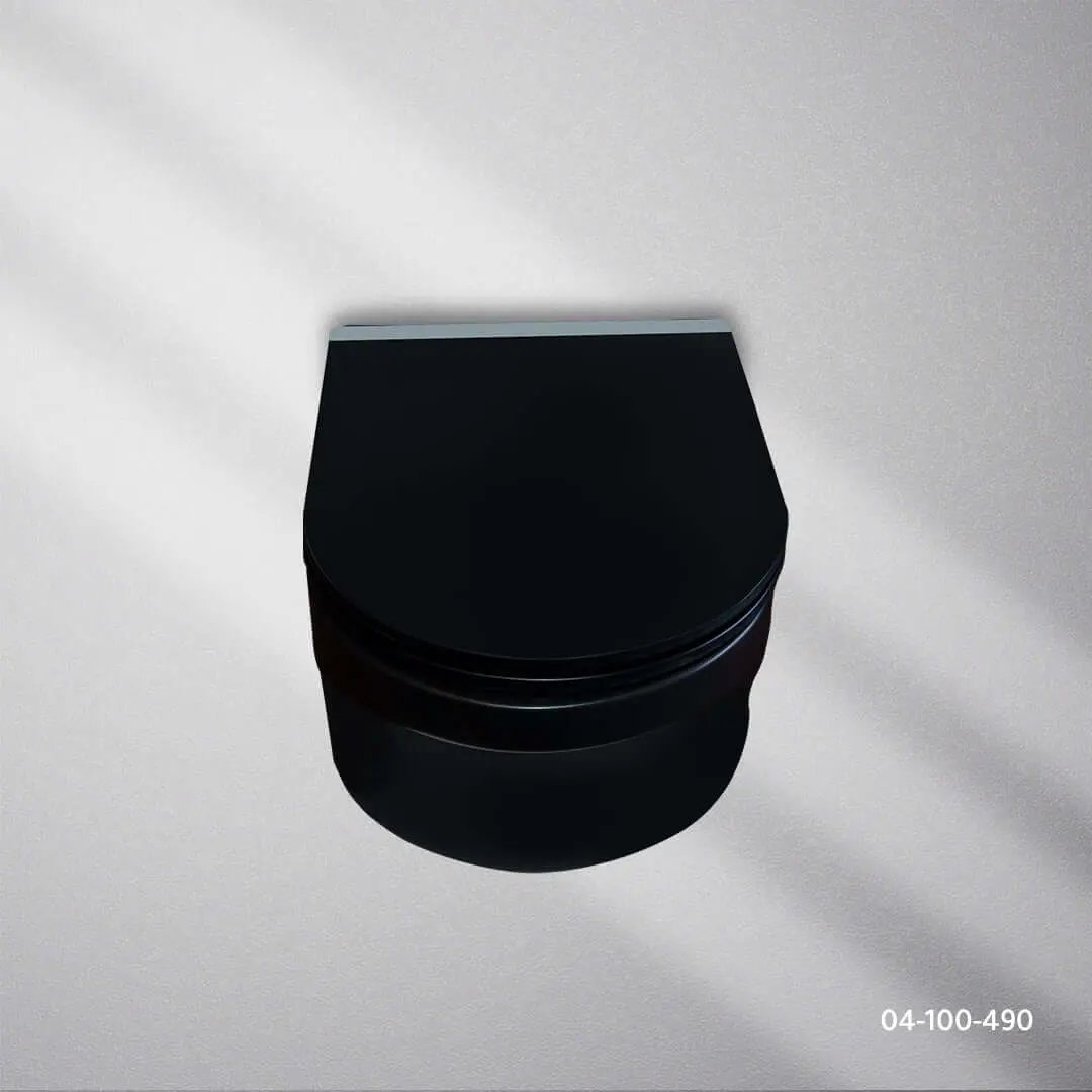 كرسي افرنجي جداري اسود ZINCO - Zinco