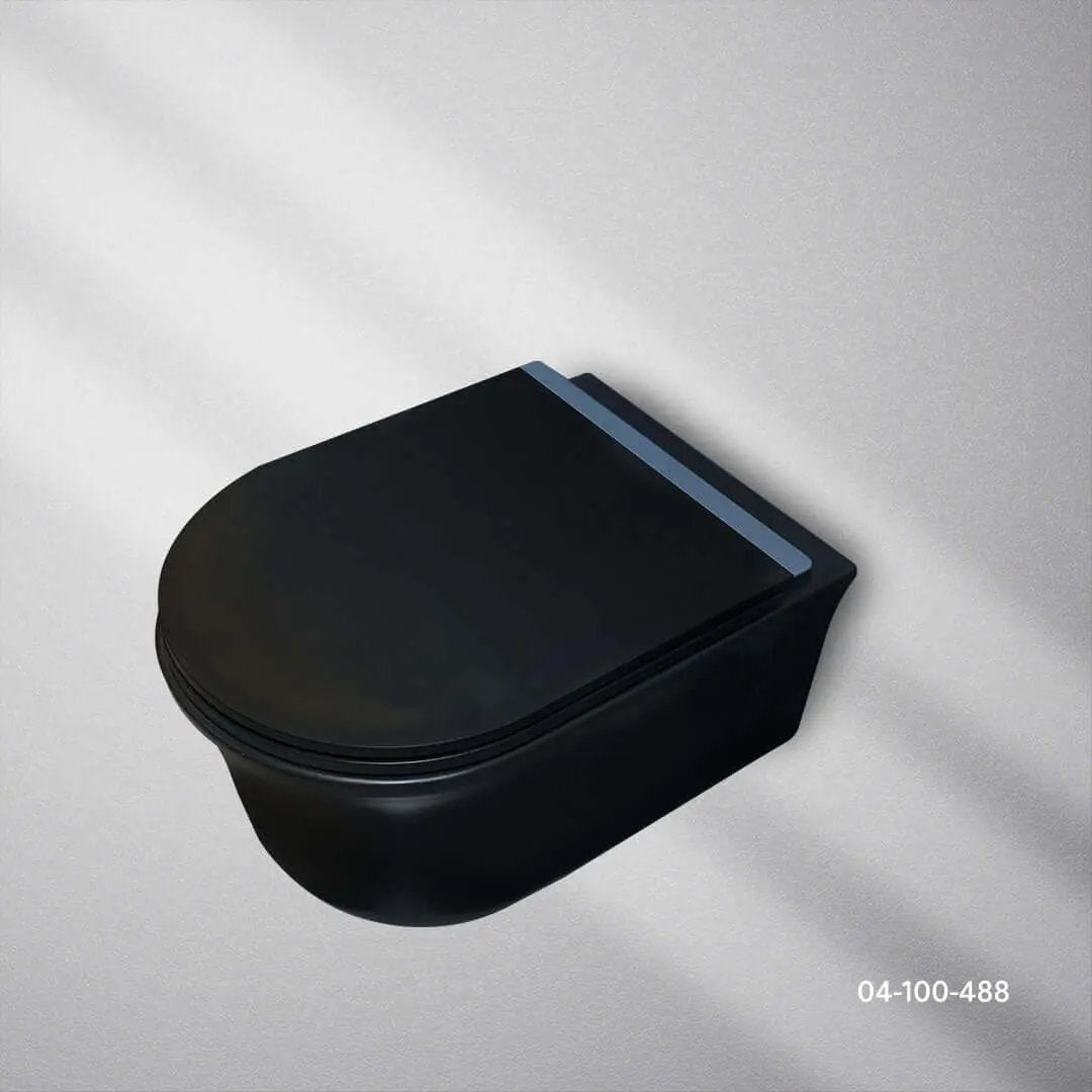 كرسي افرنجي جداري اسود ZINCO - Zinco