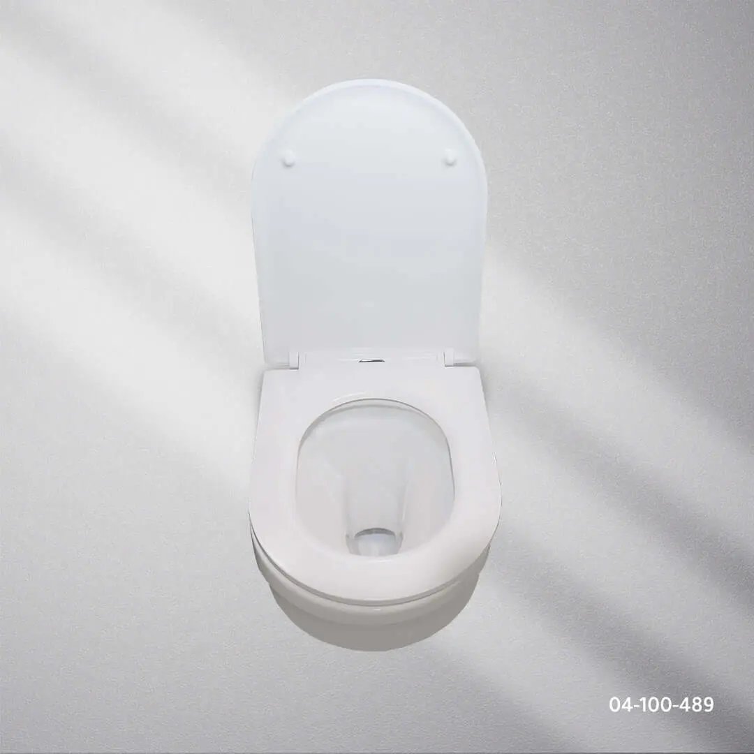 كرسي افرنجي جداري ابيض ZINCO - Zinco