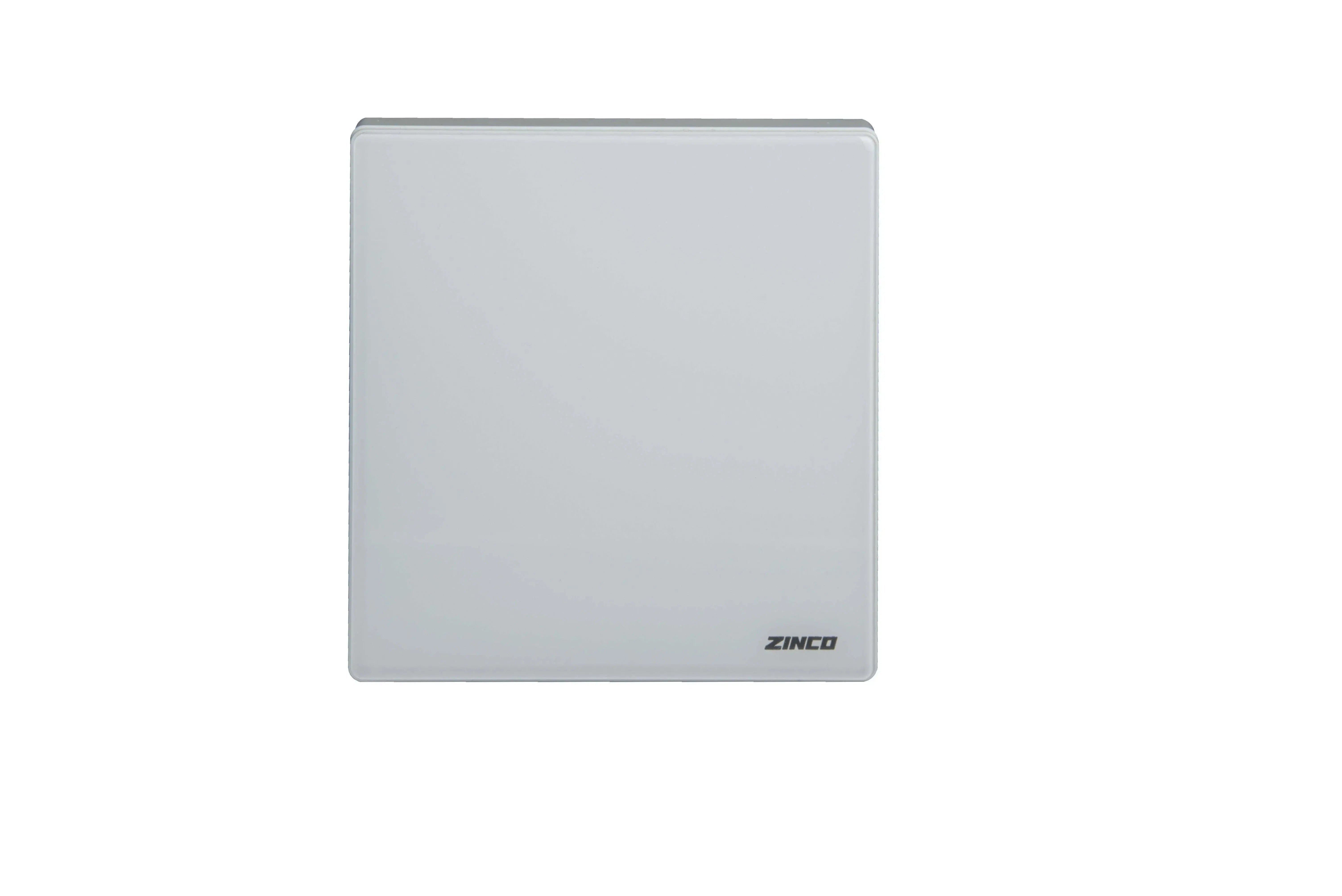 مفتاح مفرد دركسون ابيض جلاس ZINCO - Zinco